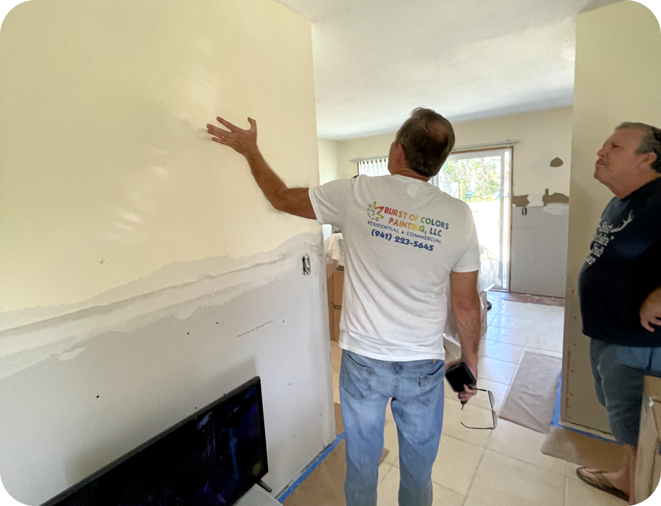 Drywall Repair Services Burst Of Colors Painting   Drywall Repairs 