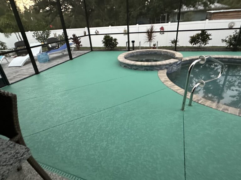 Painted Pool Deck