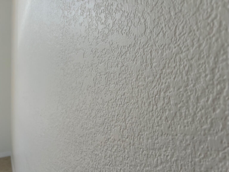 Close up of interior paint texture