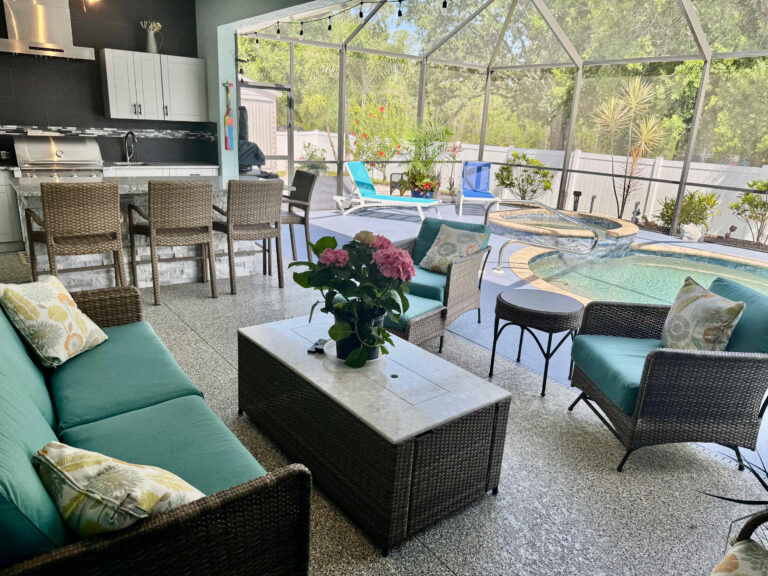 pool deck painting