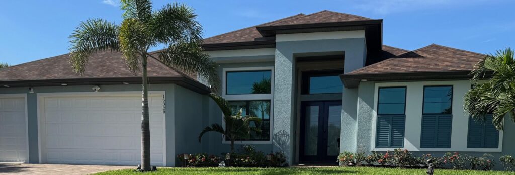 Painted house exterior