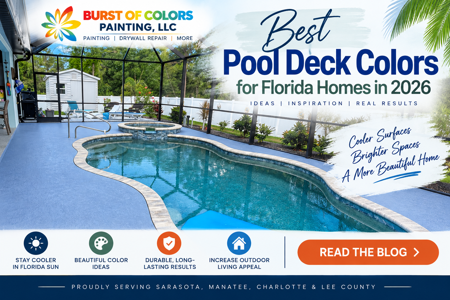 Best pool deck colors for Florida homes in 2026